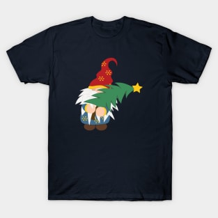 Tree Hugger Christmas Gnome T-Shirt